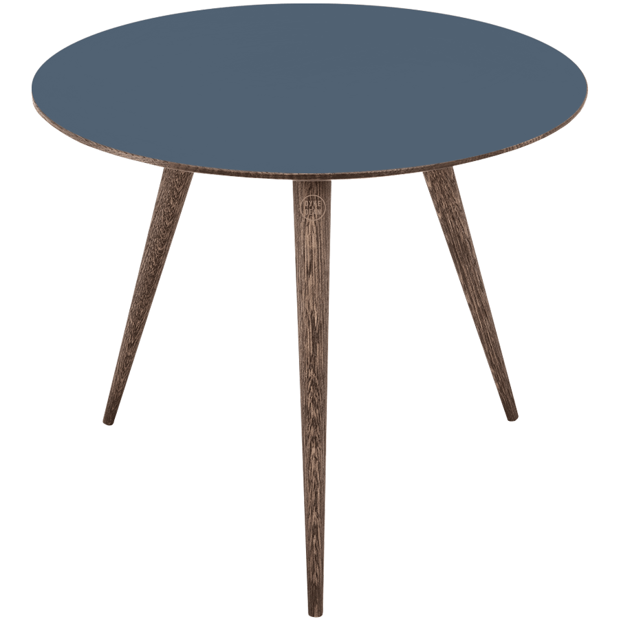 GAZZDA ROUND STAFA TABLE SMOKED OAK 90CM - DYKE & DEAN