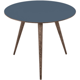 GAZZDA ROUND STAFA TABLE SMOKED OAK 90CM - DYKE & DEAN