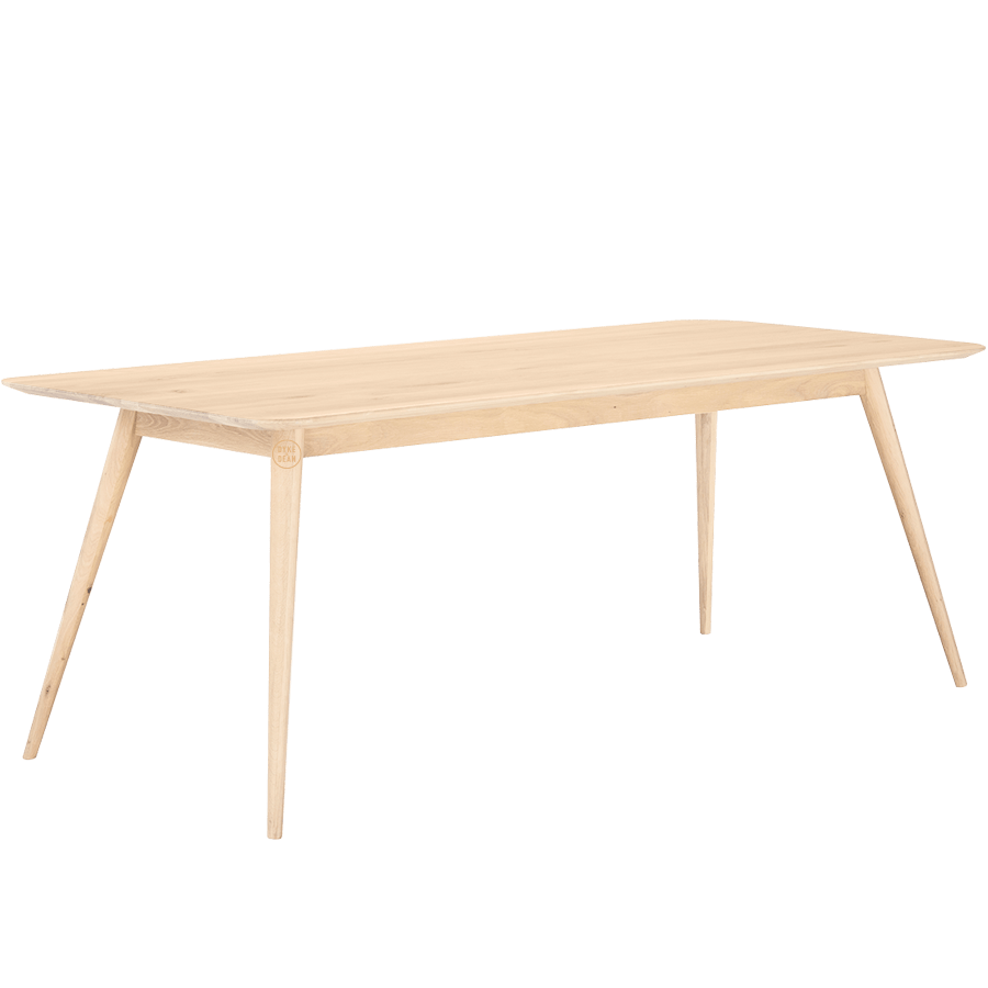 GAZZDA STAFA TABLE WHITE OAK 200 x 90 - DYKE & DEAN