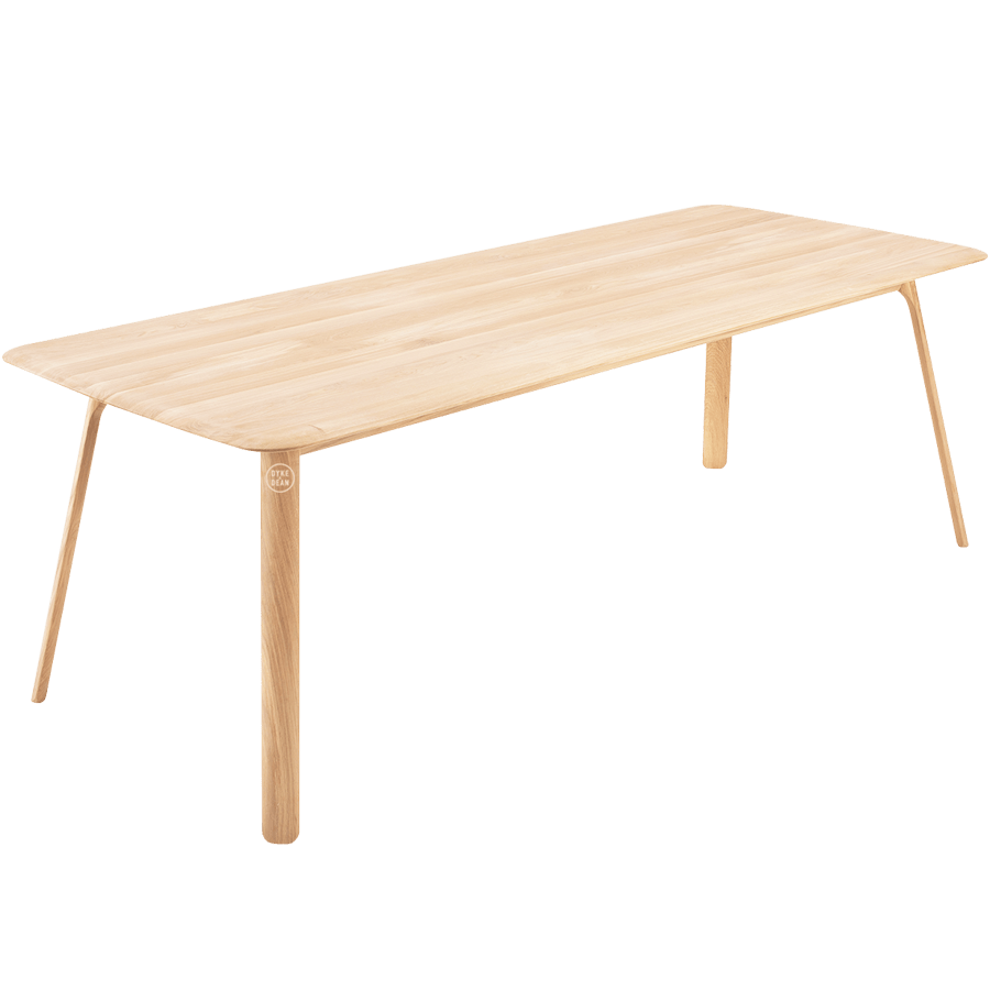 GAZZDA TESKA OAK DINING TABLE 220 X 90 - DYKE & DEAN