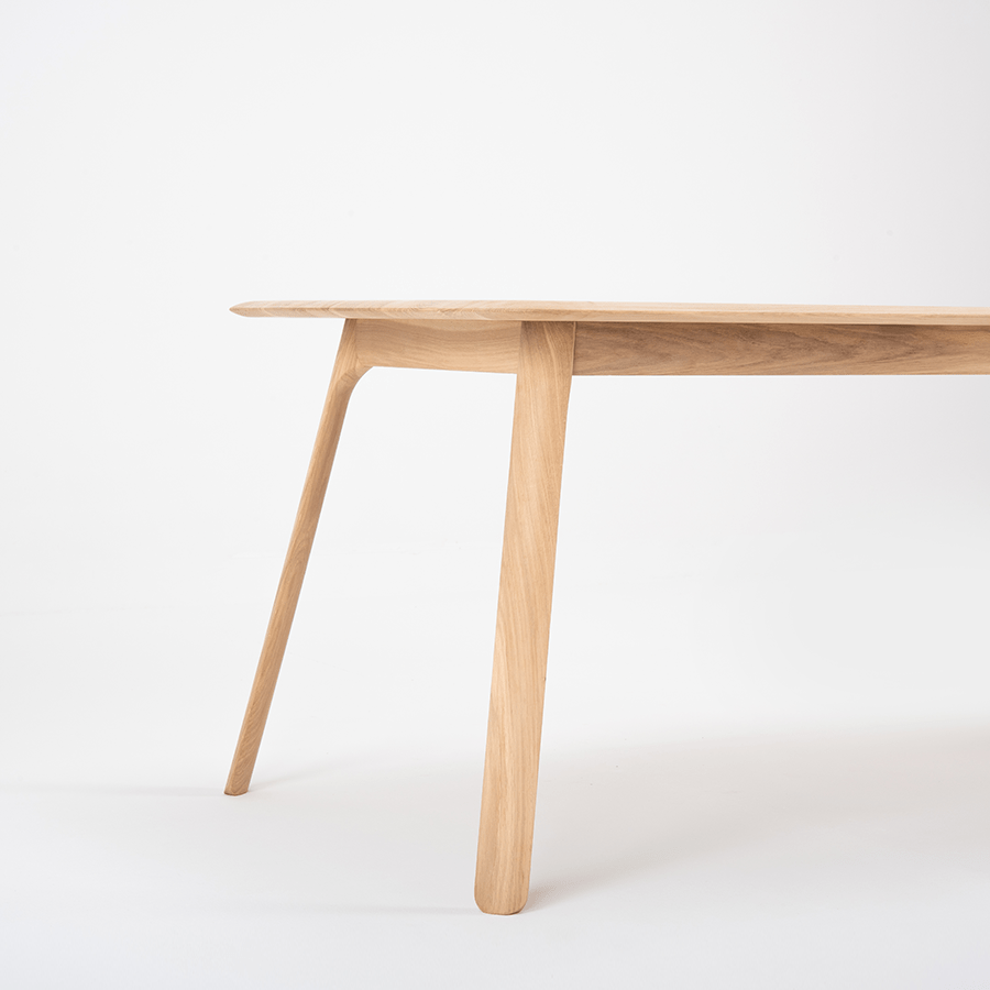 GAZZDA TESKA OAK DINING TABLE SQUARE - DYKE & DEAN