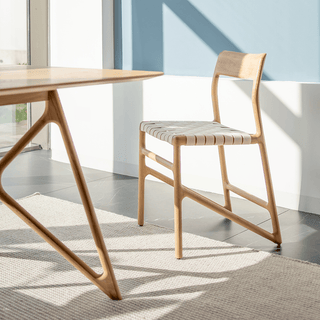 GAZZDA TINK DINING TABLE NATURAL OAK 200 x 90 - DYKE & DEAN