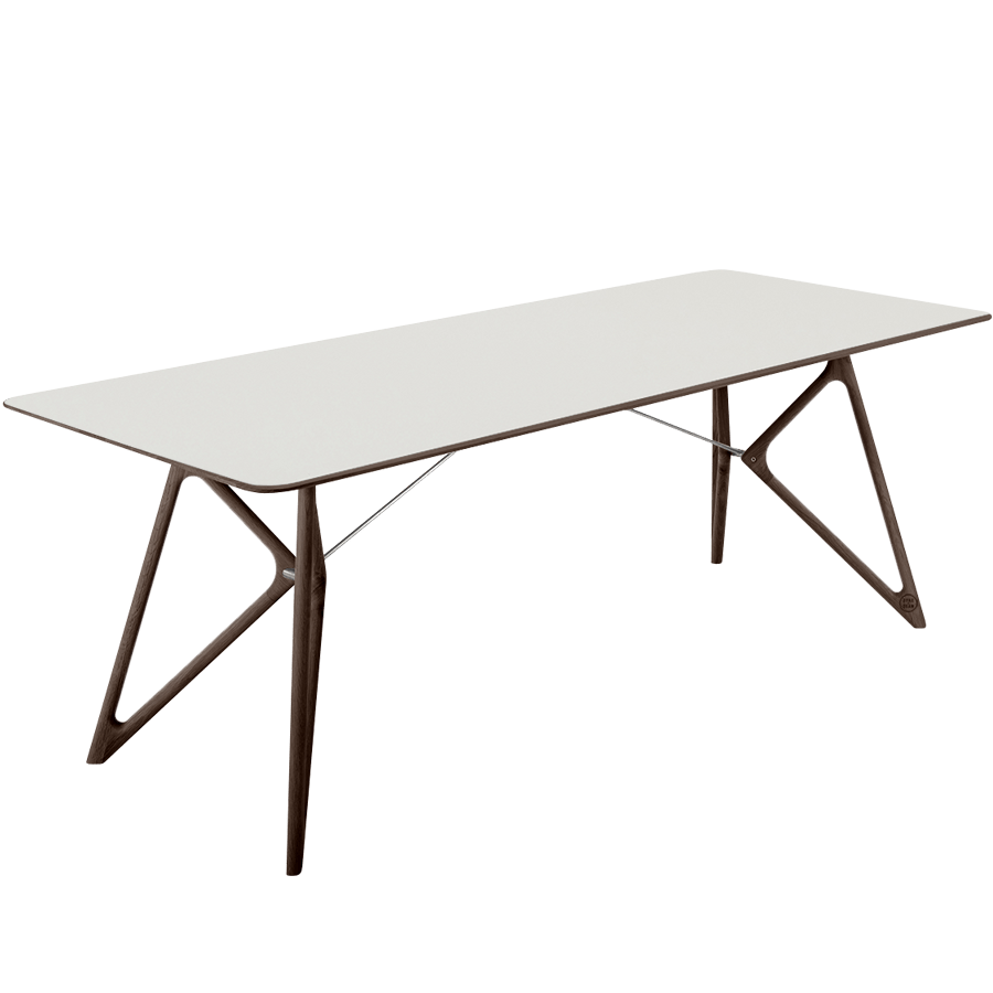 GAZZDA TINK DINING TABLE SMOKED OAK 220 x 90 - DYKE & DEAN