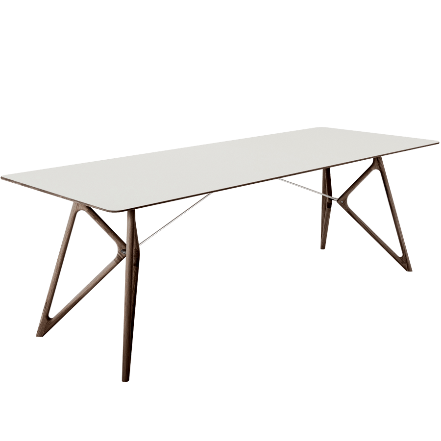 GAZZDA TINK DINING TABLE SMOKED OAK 240 x 90 - DYKE & DEAN