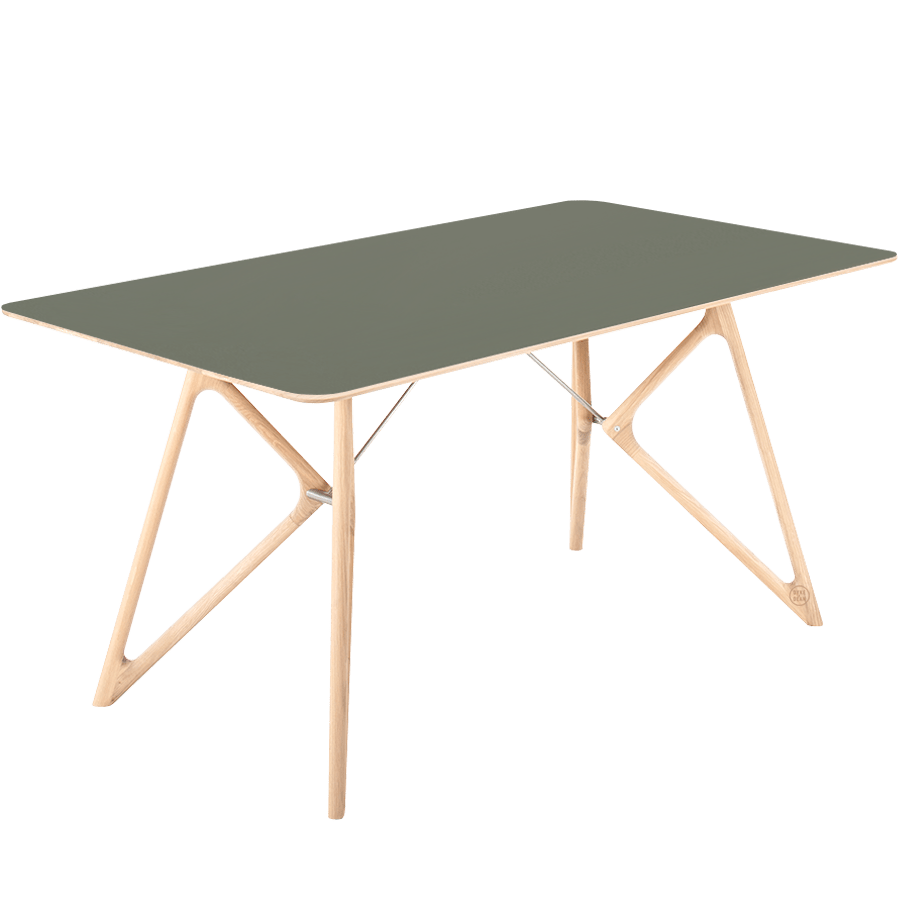 GAZZDA TINK DINING TABLE WHITE OAK 160 x 90 - DYKE & DEAN