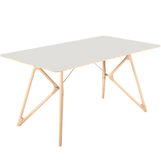 GAZZDA TINK DINING TABLE WHITE OAK 160 x 90 - DYKE & DEAN