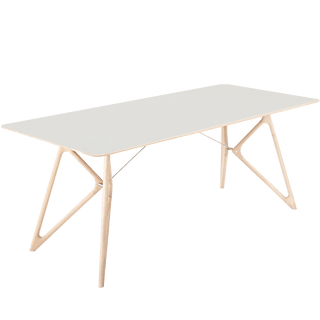 GAZZDA TINK DINING TABLE WHITE OAK 200 x 90 - DYKE & DEAN