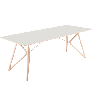 GAZZDA TINK DINING TABLE WHITE OAK 220 x 90 - DYKE & DEAN