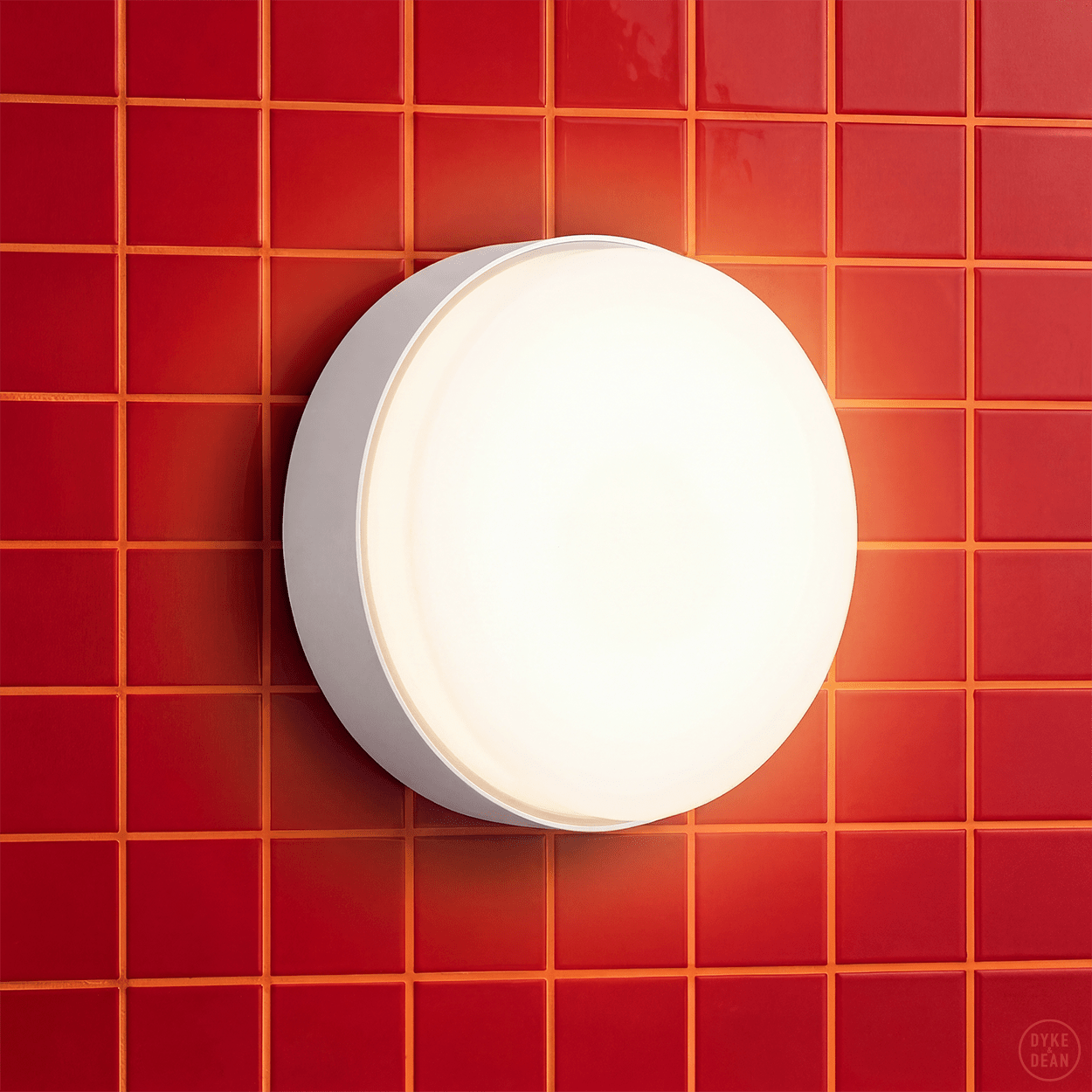 GENERAL OPAL DISC LIGHT WHITE SMALL - DYKE & DEAN