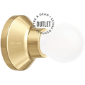 GOLD CERAMIC WALL & CEILING LIGHT OUTLET - DYKE & DEAN