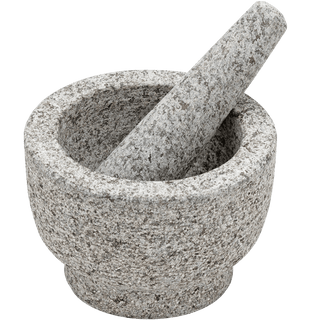 GREY GRANITE MORTAR & PESTLE - DYKE & DEAN