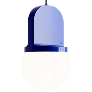 HABEA CERAMIC PENDANT LIGHT OPAL GLASS - DYKE & DEAN