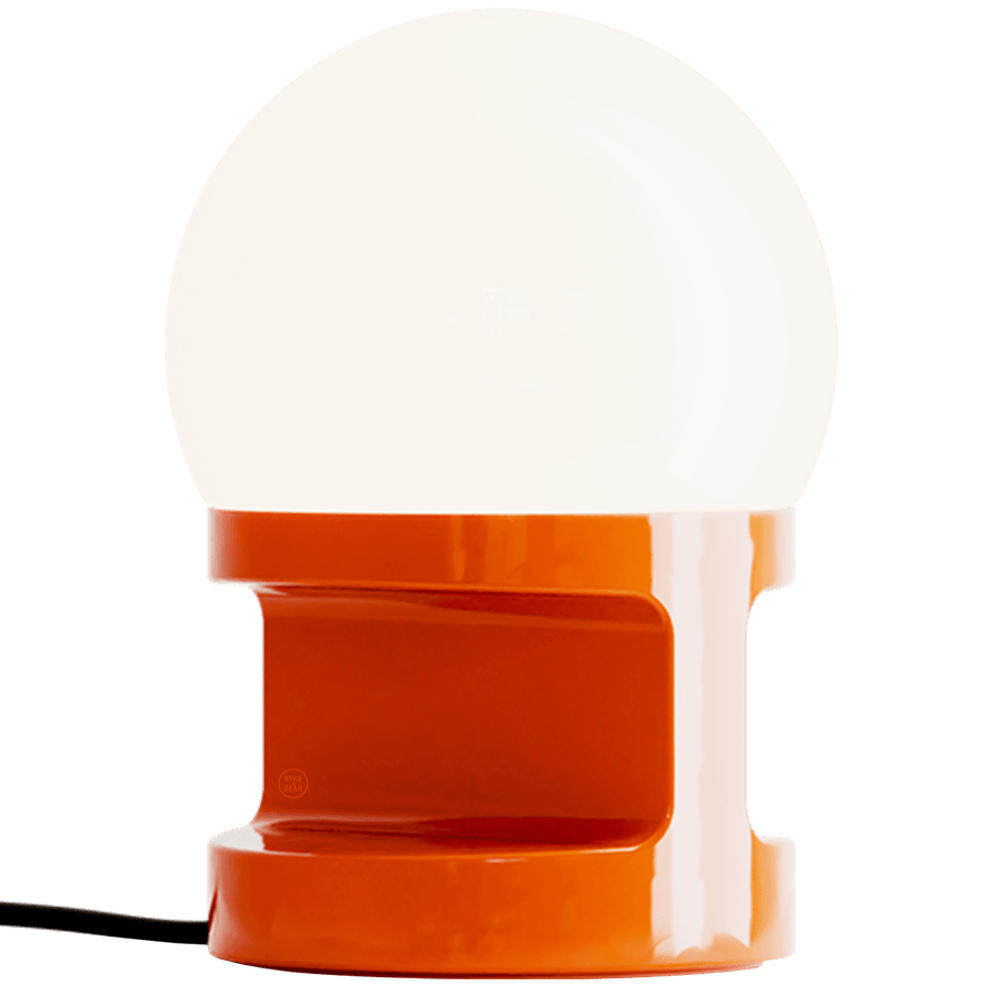 HABEA SMALL CERAMIC TABLE LIGHT OPAL GLASS - DYKE & DEAN