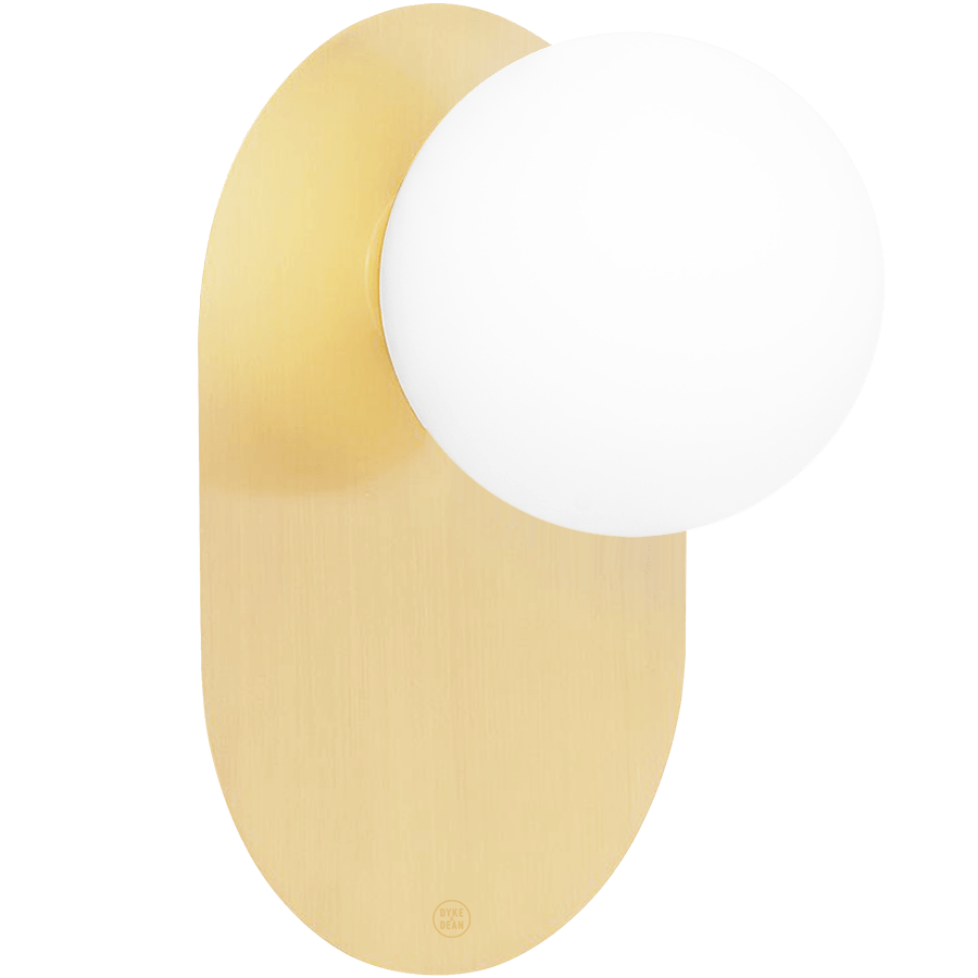 HANEA BRASS WATERPROOF GLOBE WALL LIGHT - DYKE & DEAN