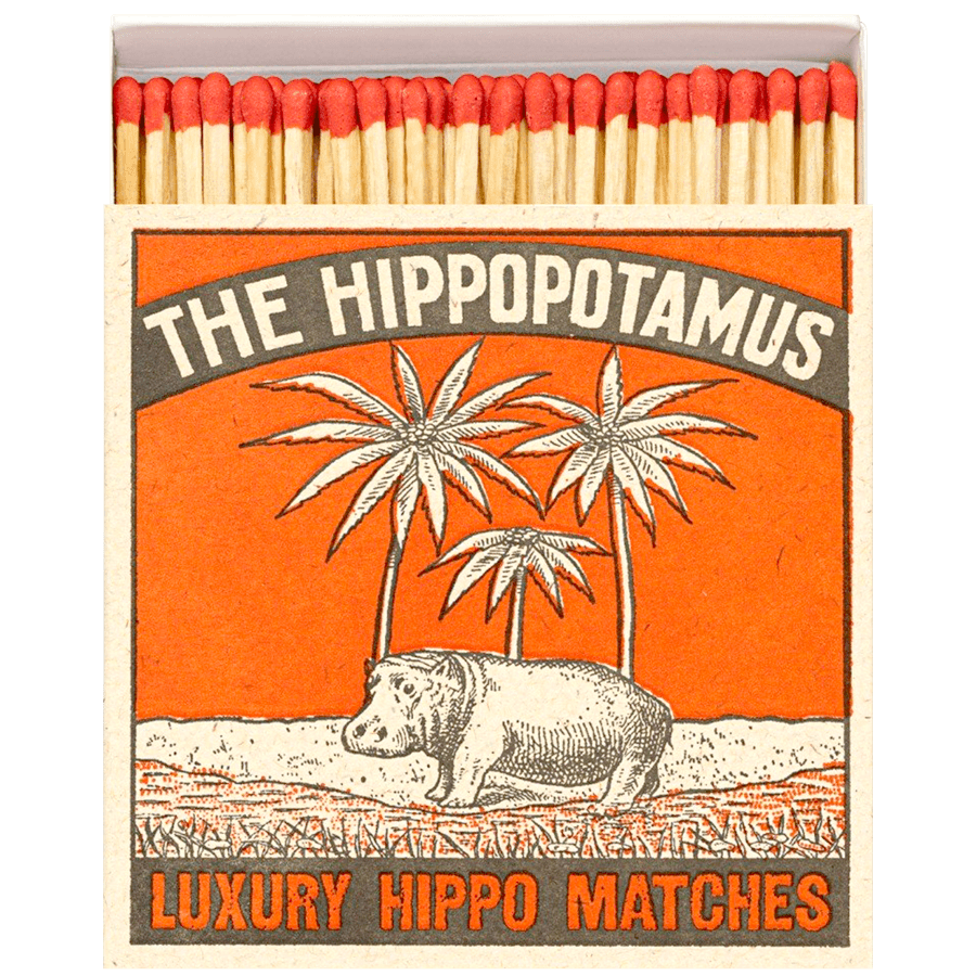 HIPPO LUXURY SAFETY MATCHES - DYKE & DEAN