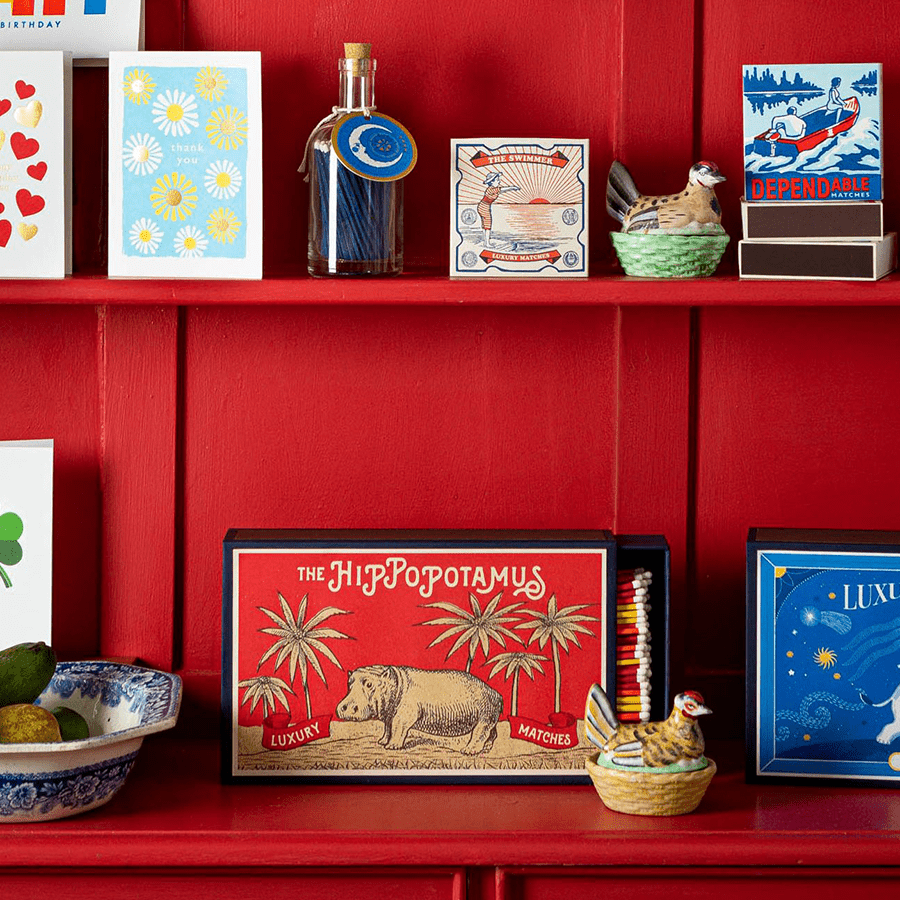 HIPPOPOTAMUS GIANT SAFETY MATCHES - DYKE & DEAN