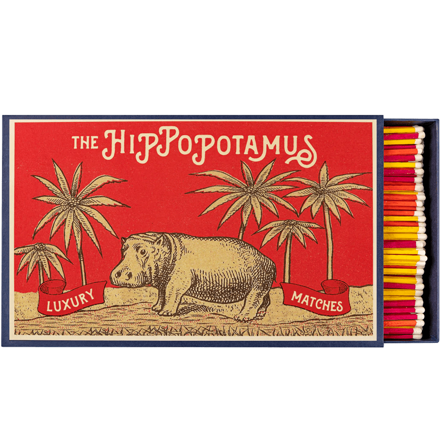 HIPPOPOTAMUS GIANT SAFETY MATCHES - DYKE & DEAN