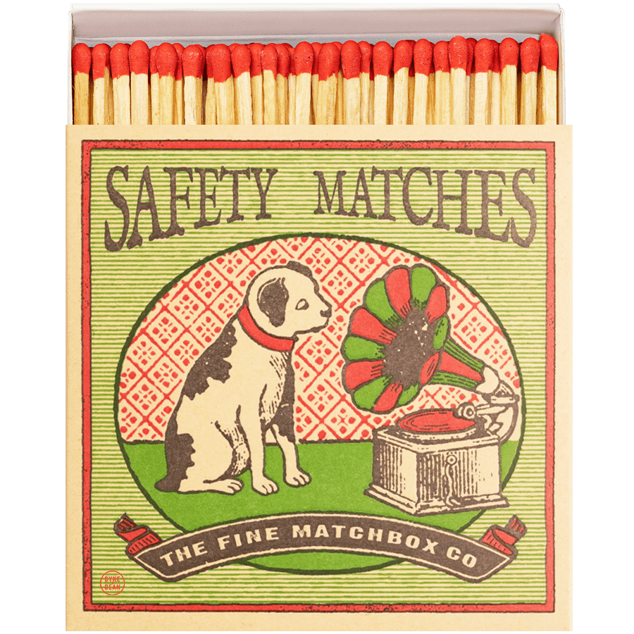 HIS MASTERS VOICE LUXURY SAFETY MATCHES - DYKE & DEAN