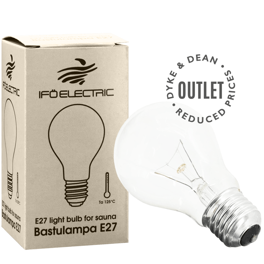 IFO ELECTRIC E27 40W LIGHT BULB OUTLET - DYKE & DEAN