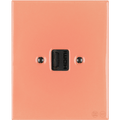 KATY PATY PORCELAIN PLATE HDMI WALL SOCKET SALMON PINK - DYKE & DEAN