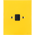 KATY PATY PORCELAIN PLATE HDMI WALL SOCKET YELLOW - DYKE & DEAN