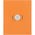 KATY PATY PORCELAIN PLATE WALL MOTION SENSOR CARROT - DYKE & DEAN