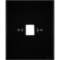 KATY PATY PORCELAIN PLATE WALL SOCKET MATTE BLACK PC/USB - DYKE & DEAN