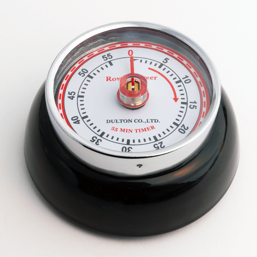 KITCHEN TIMER WITH MAGNET BLACK - DYKE & DEAN