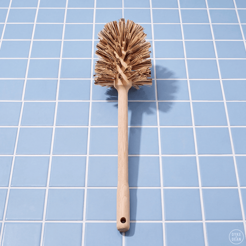 LARGE WOODEN FIBRE TOILET BRUSH - DYKE & DEAN
