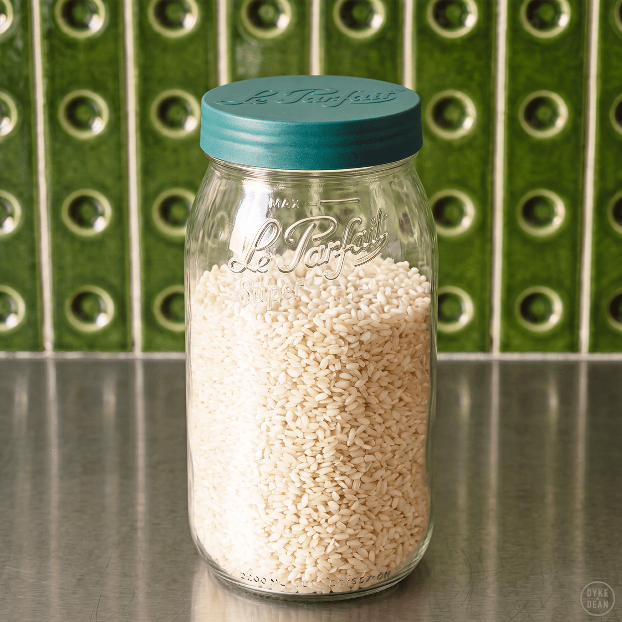 LE PARFAIT TEAL TOP JAR 2.0L - DYKE & DEAN