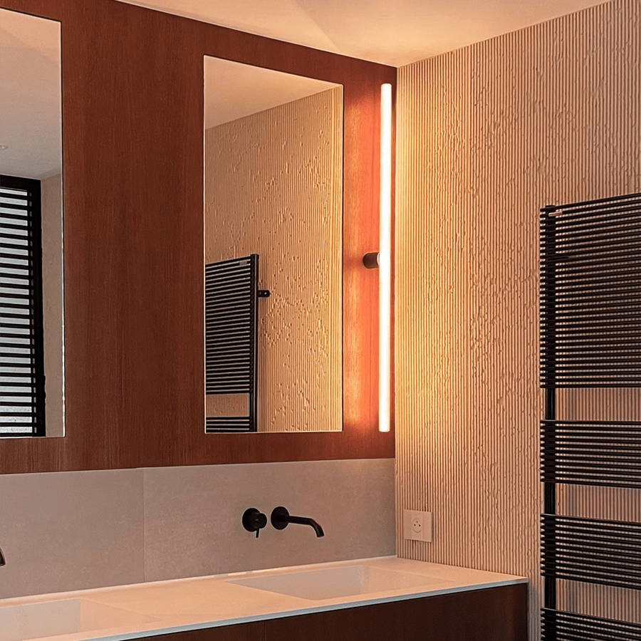 LED OPAL GLASS TUBE SINGLE PEG BULB 1000MM - DYKE & DEAN