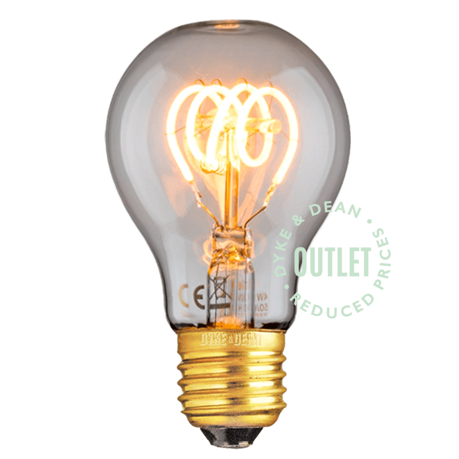 LED SPIRAL CLEAR E27 BULB OUTLET - DYKE & DEAN