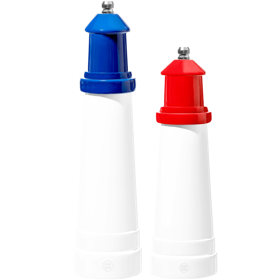 LIGHTHOUSE SALT & PEPPER GRINDER LARGE BLUE - DYKE & DEAN