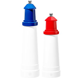 LIGHTHOUSE SALT & PEPPER GRINDER SMALL RED - DYKE & DEAN