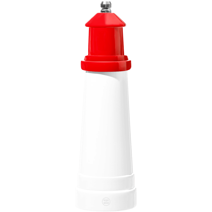 LIGHTHOUSE SALT & PEPPER GRINDER SMALL RED - DYKE & DEAN