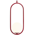 LOOP GLASS GLOBE PENDANT RIVA OPAL RED WINE - DYKE & DEAN