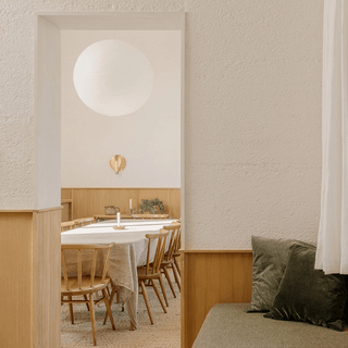 LUNA LINEN LIGHT SHADE 60CM - DYKE & DEAN
