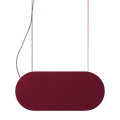 MALUMI A SUSPENSION PENDANT LIGHT BURGUNDY - DYKE & DEAN
