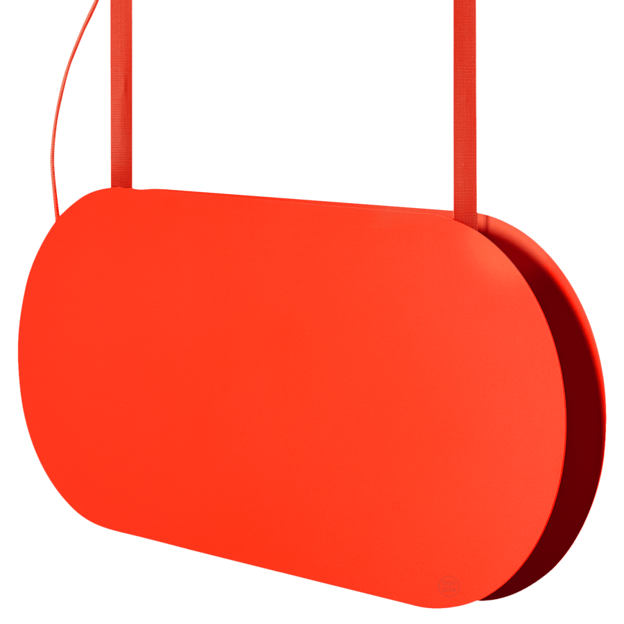 MALUMI A SUSPENSION PENDANT LIGHT RED ORANGE - DYKE & DEAN