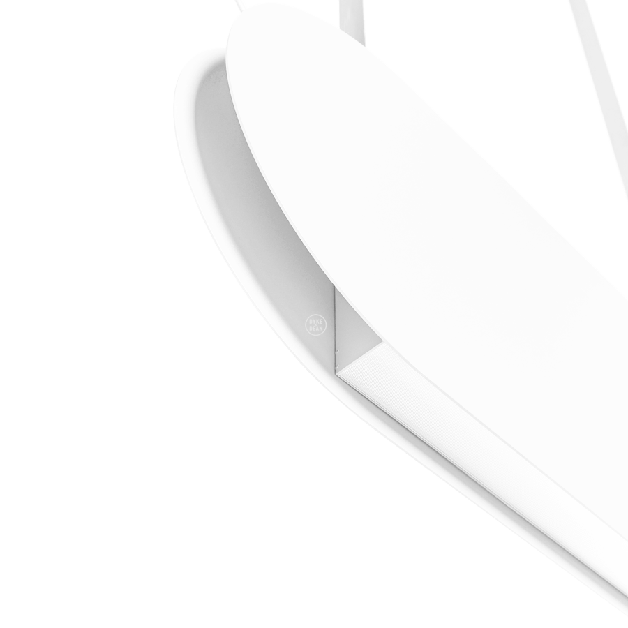 MALUMI A SUSPENSION PENDANT LIGHT WHITE - DYKE & DEAN