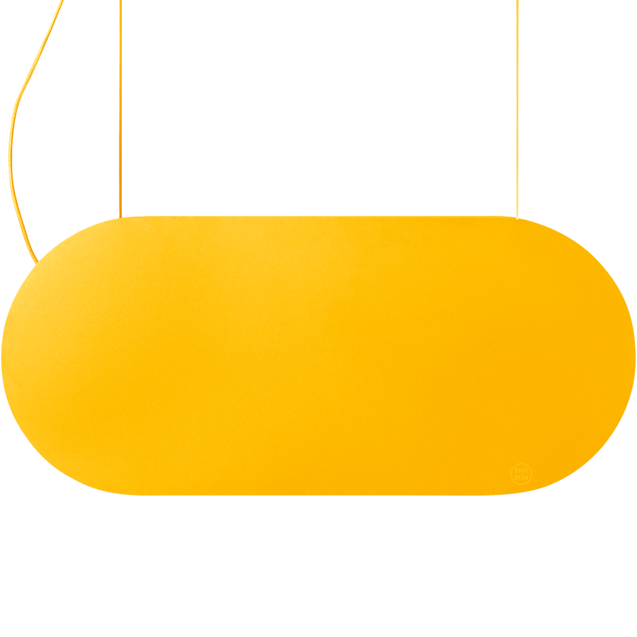 MALUMI A SUSPENSION PENDANT LIGHT YELLOW - DYKE & DEAN