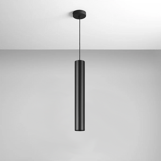 METAL TUBE BATON PENDANT LIGHT LONG BLACK TUBE PENDANT - DYKE & DEAN