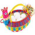MEXICAN MULTI COLOURED EGG BASKET - DYKE & DEAN