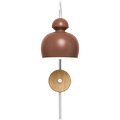 MOBO CERAMIC SWAN WALL LIGHT CHROME OAK - DYKE & DEAN