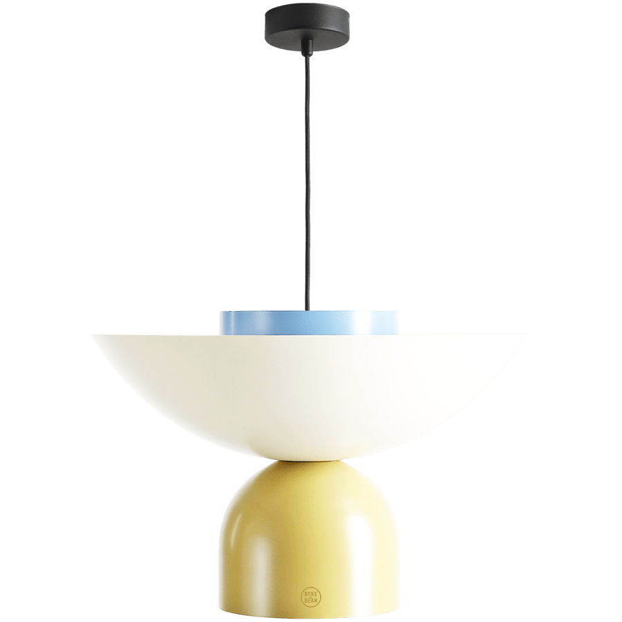 MODULAR PENDANT UTO LIGHT CREAM DUSTY BLUE & PISTACHIO - DYKE & DEAN