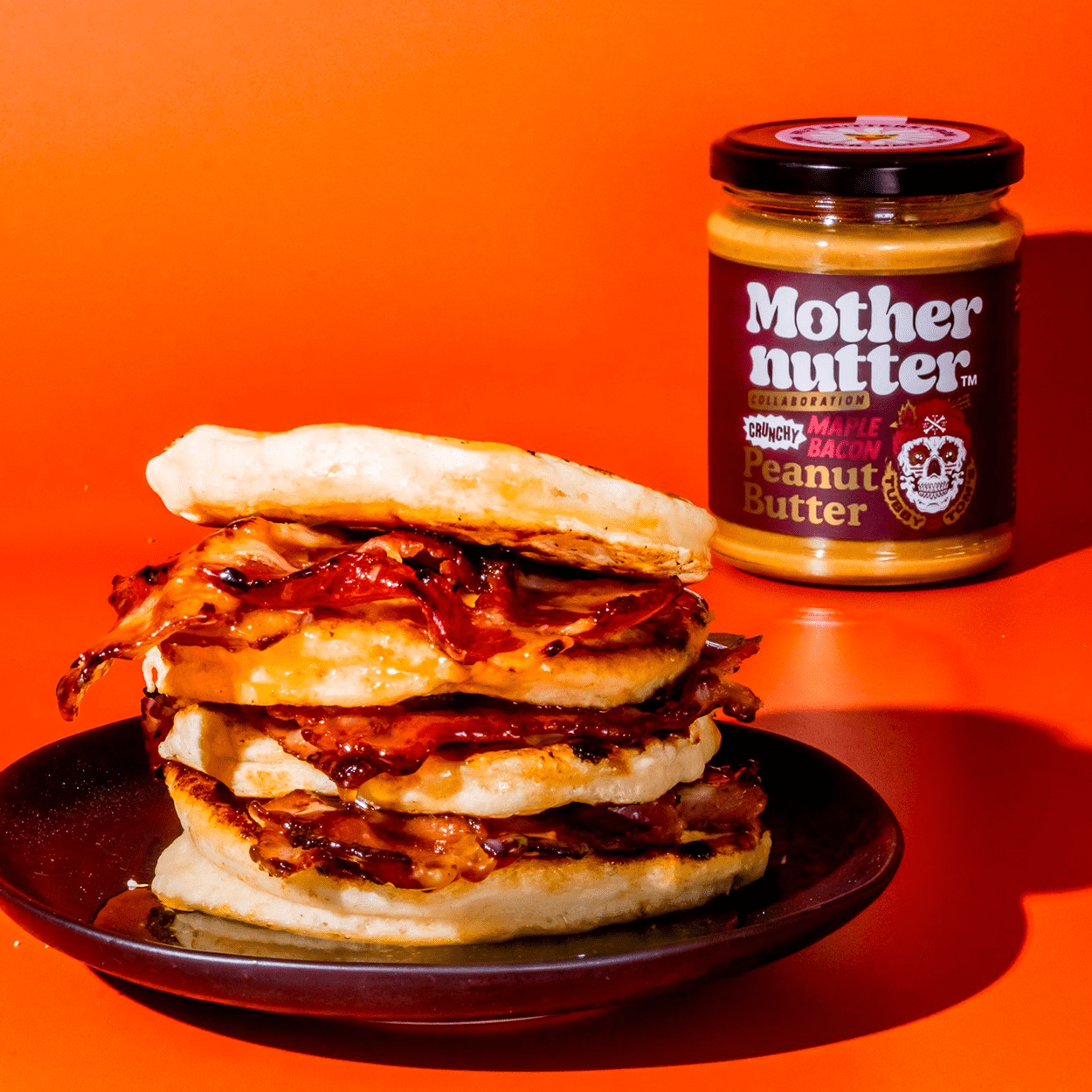MOTHER NUTTER CRUNCHY MAPLE BACON PEANUT BUTTER - DYKE & DEAN