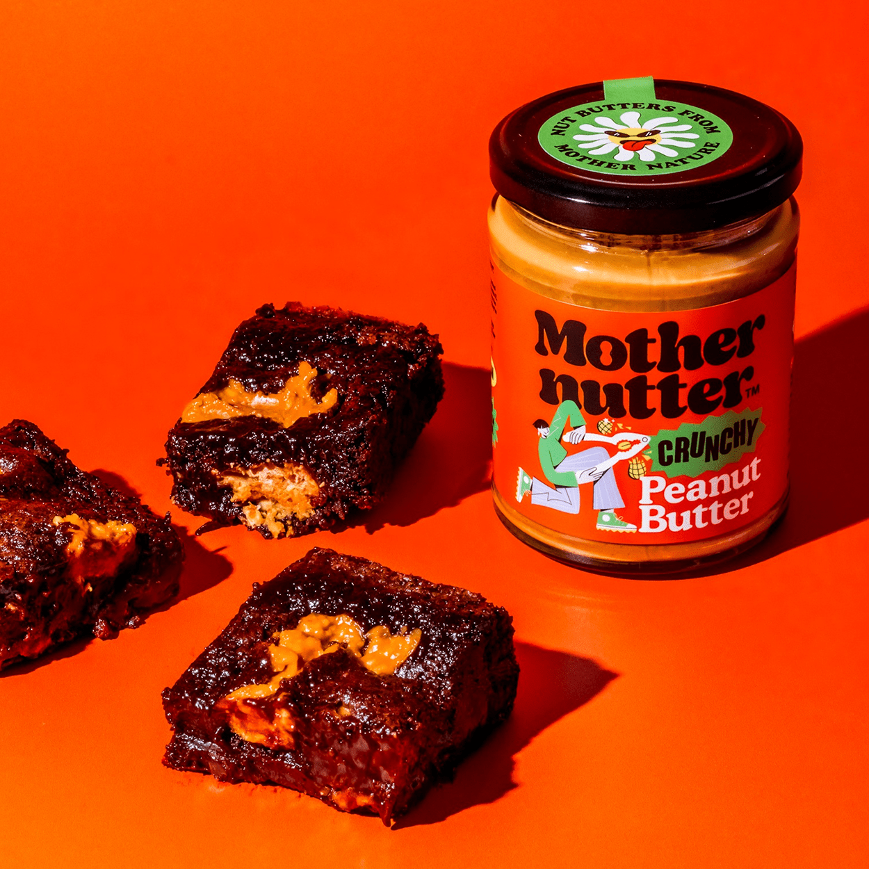 MOTHER NUTTER CRUNCHY PEANUT BUTTER - DYKE & DEAN