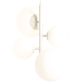 MULTI OPAL GLOBE BLOOM PENDANT LIGHT CREAM - DYKE & DEAN
