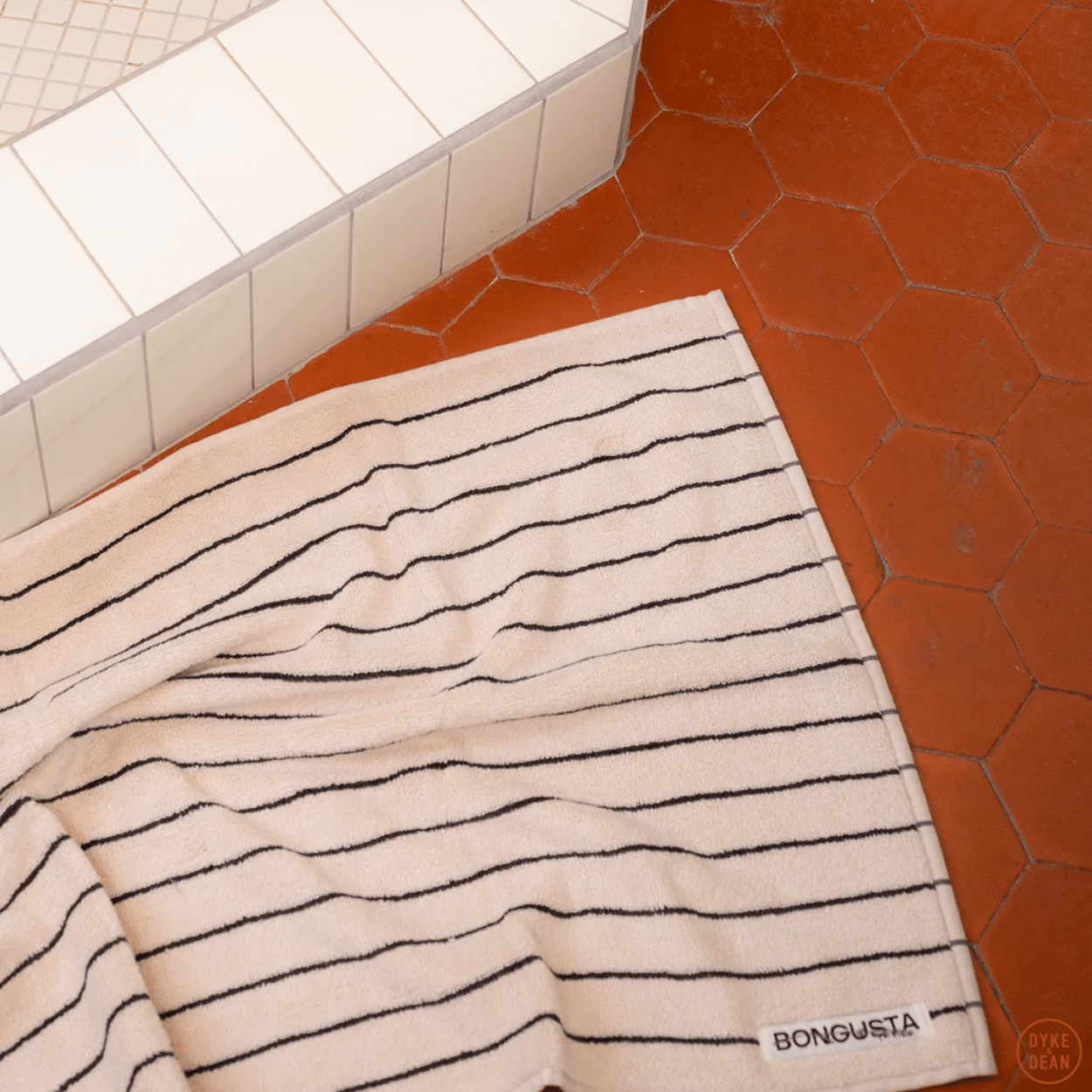 NARAM BATH MAT CREME & INK - DYKE & DEAN