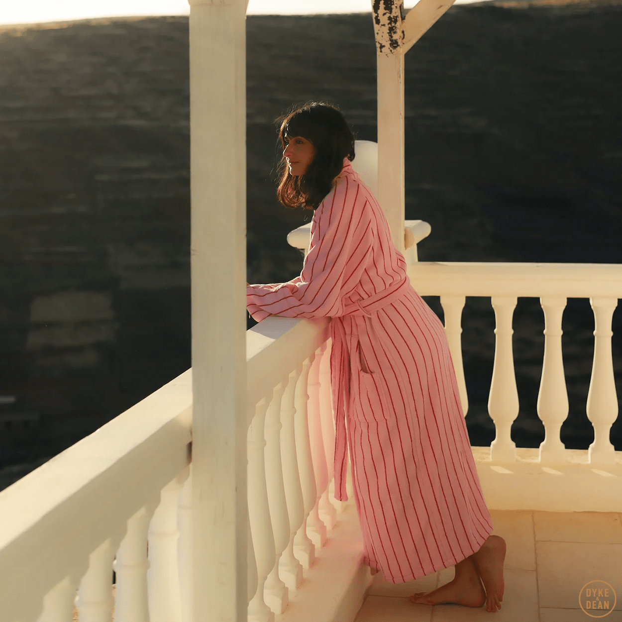 NARAM BATH ROBE BABY PINK & SKI PATROL - DYKE & DEAN